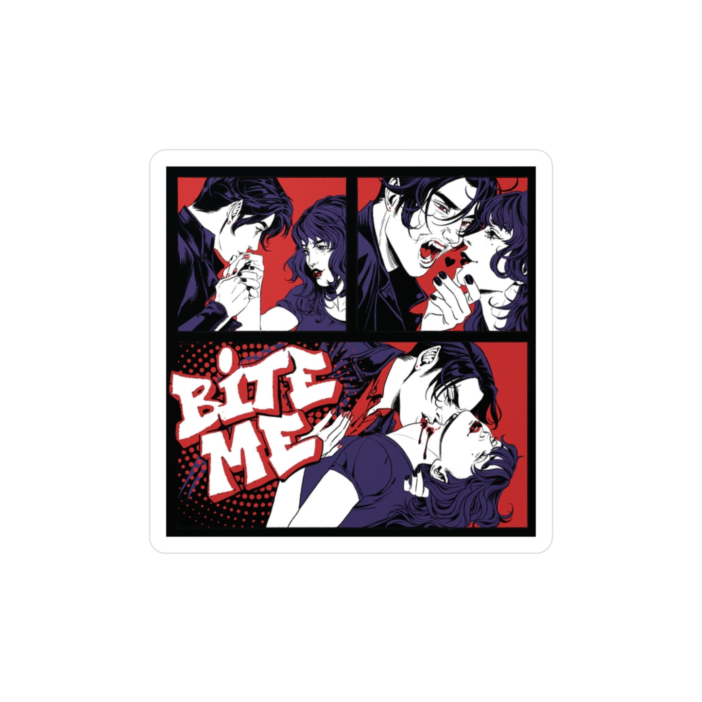 Bite Me Sticker